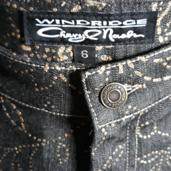 NWOT Windridge Cheryl Nash Black Jean's - Picture 5 of 9